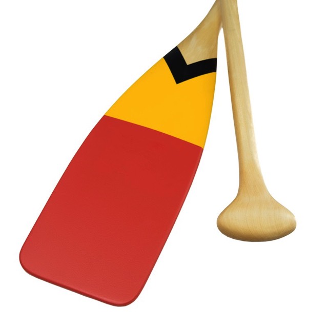 Dange canoe paddle with handle